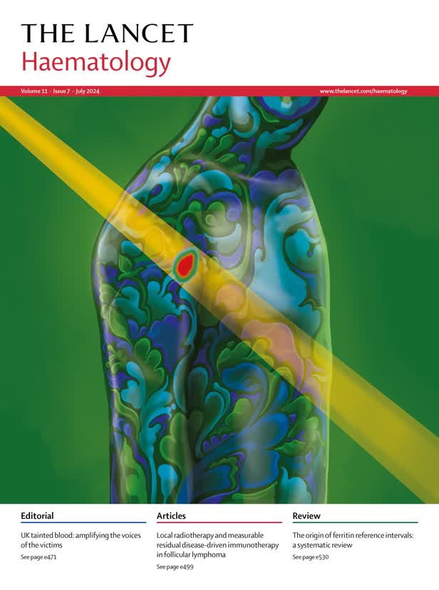 Local radiotherapy cover / Lancet Haematology Magazine