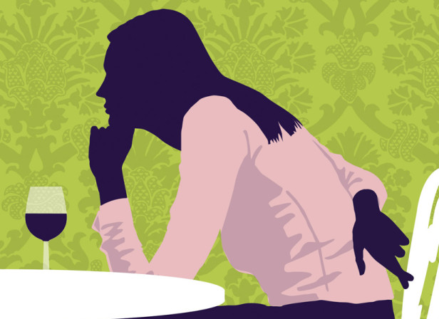 Two Women Drinking Wine