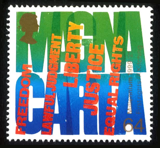 Magna Carta stamp / The Royal Mail