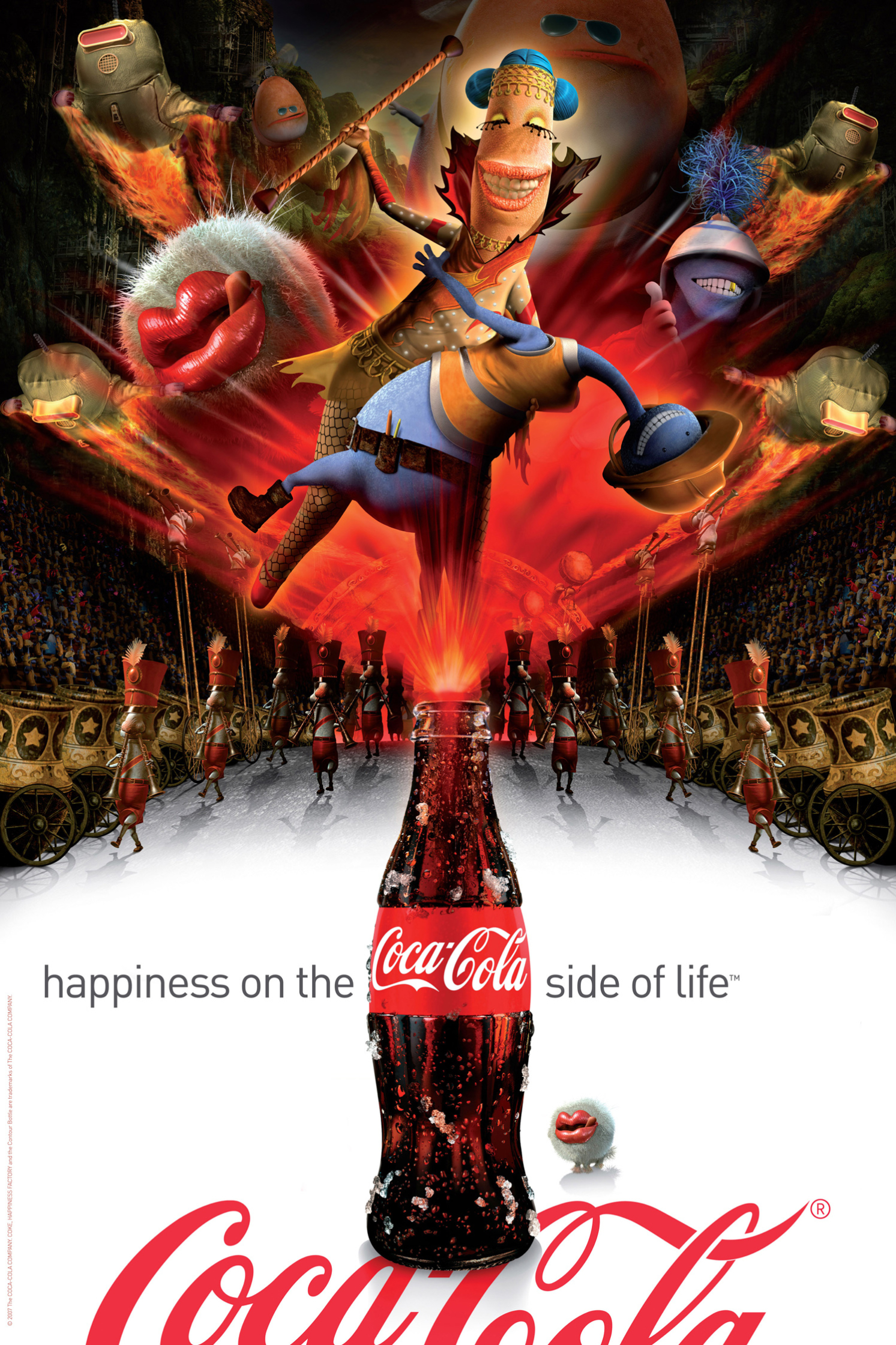 coca cola happiness factory the movie characters