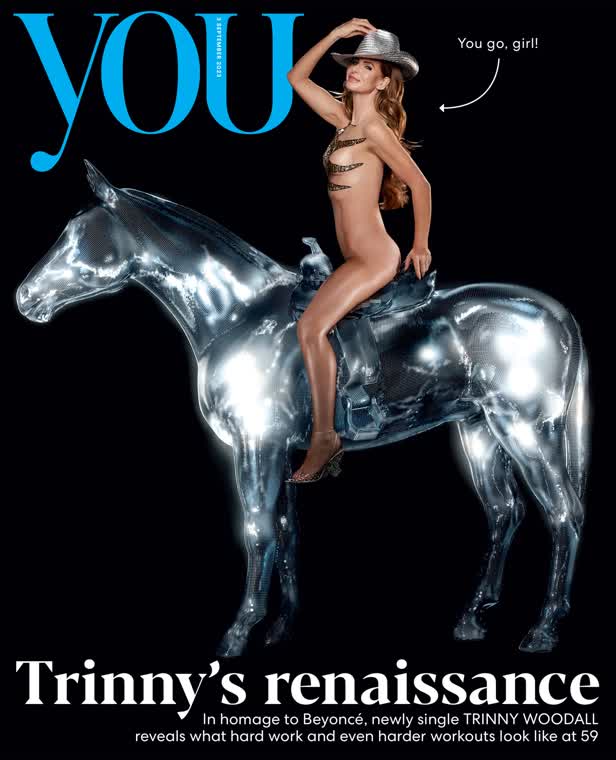 Trinny Woodall renaissance cover / You Magazine