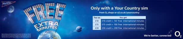 O2 Free Extra Minutes