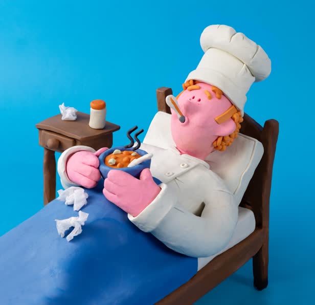What Chefs Eat when Sick / The Guardian