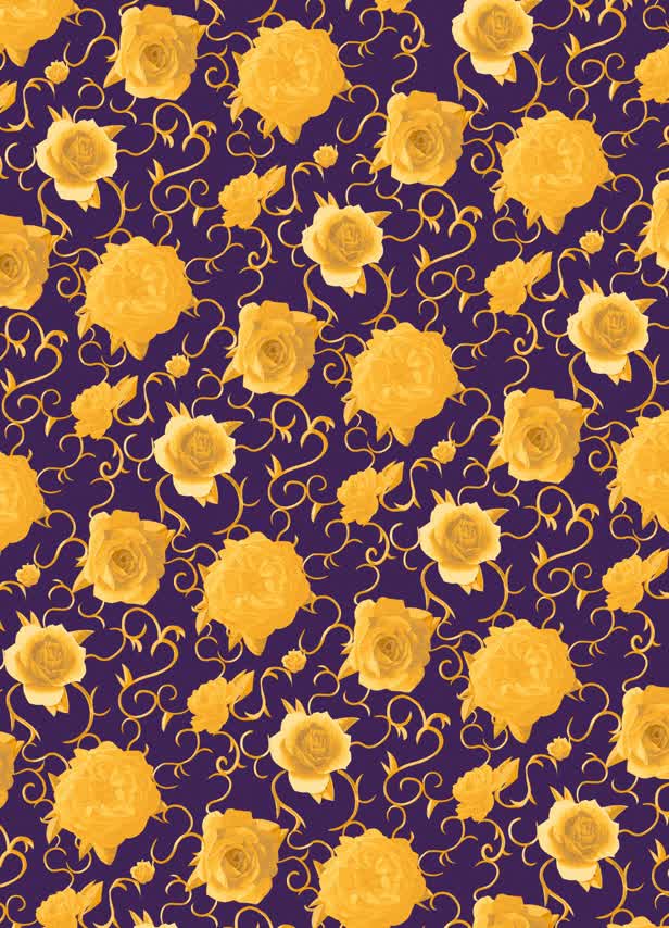 Gold Floral Pattern