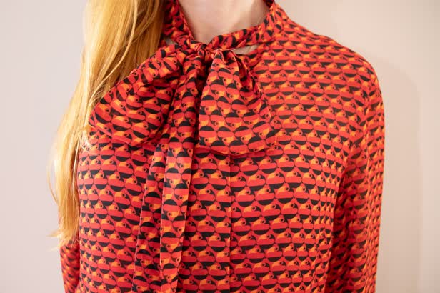 Tropical Bird Bow / Akris