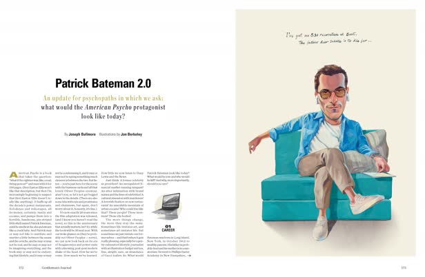 Patrick Bateman 2.0 / Gentleman's Journal