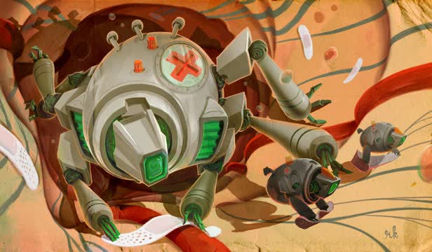 Nano Bots / New Scientist Magazine