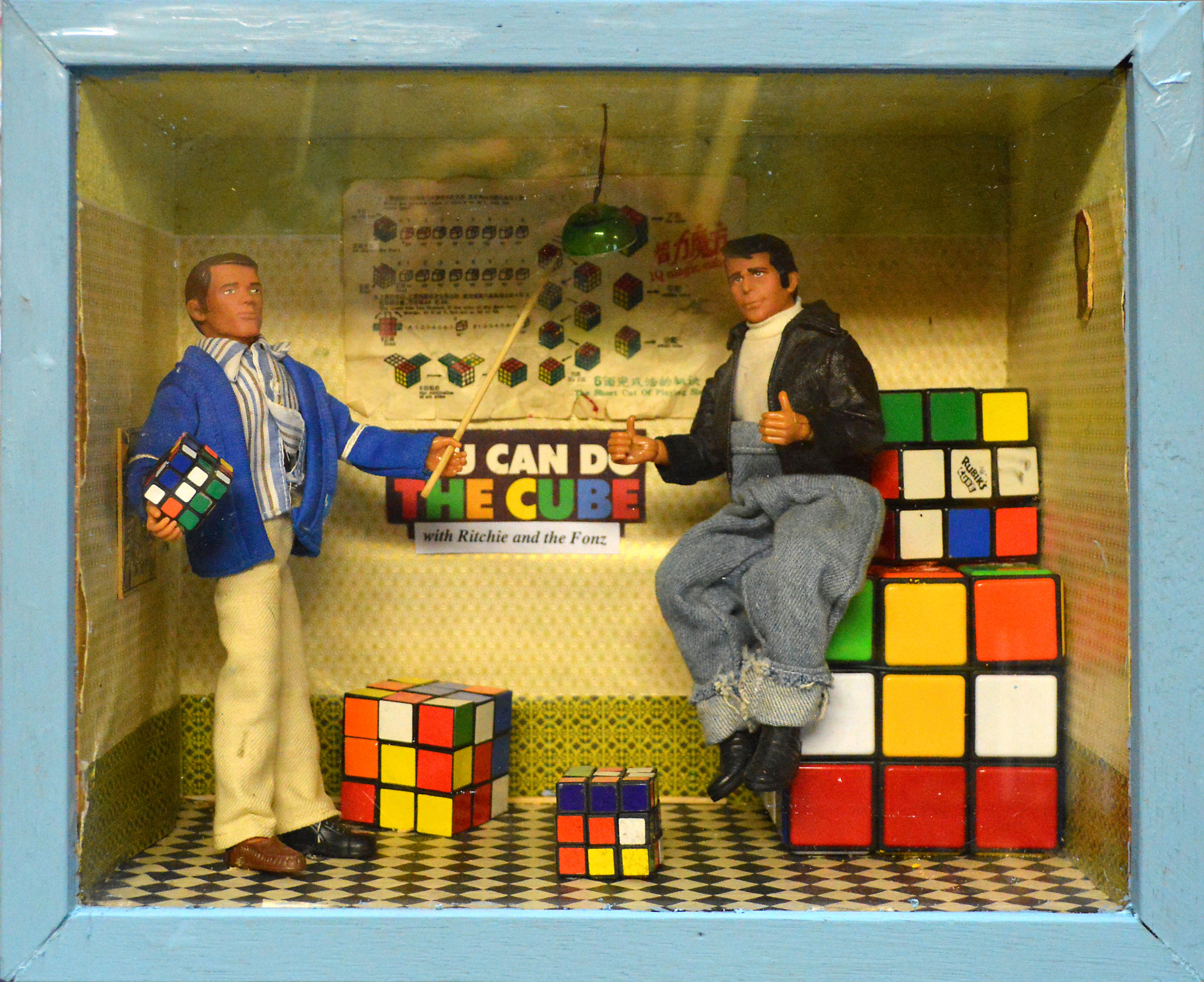 Rubic's Cube Fonze Dolls 3D