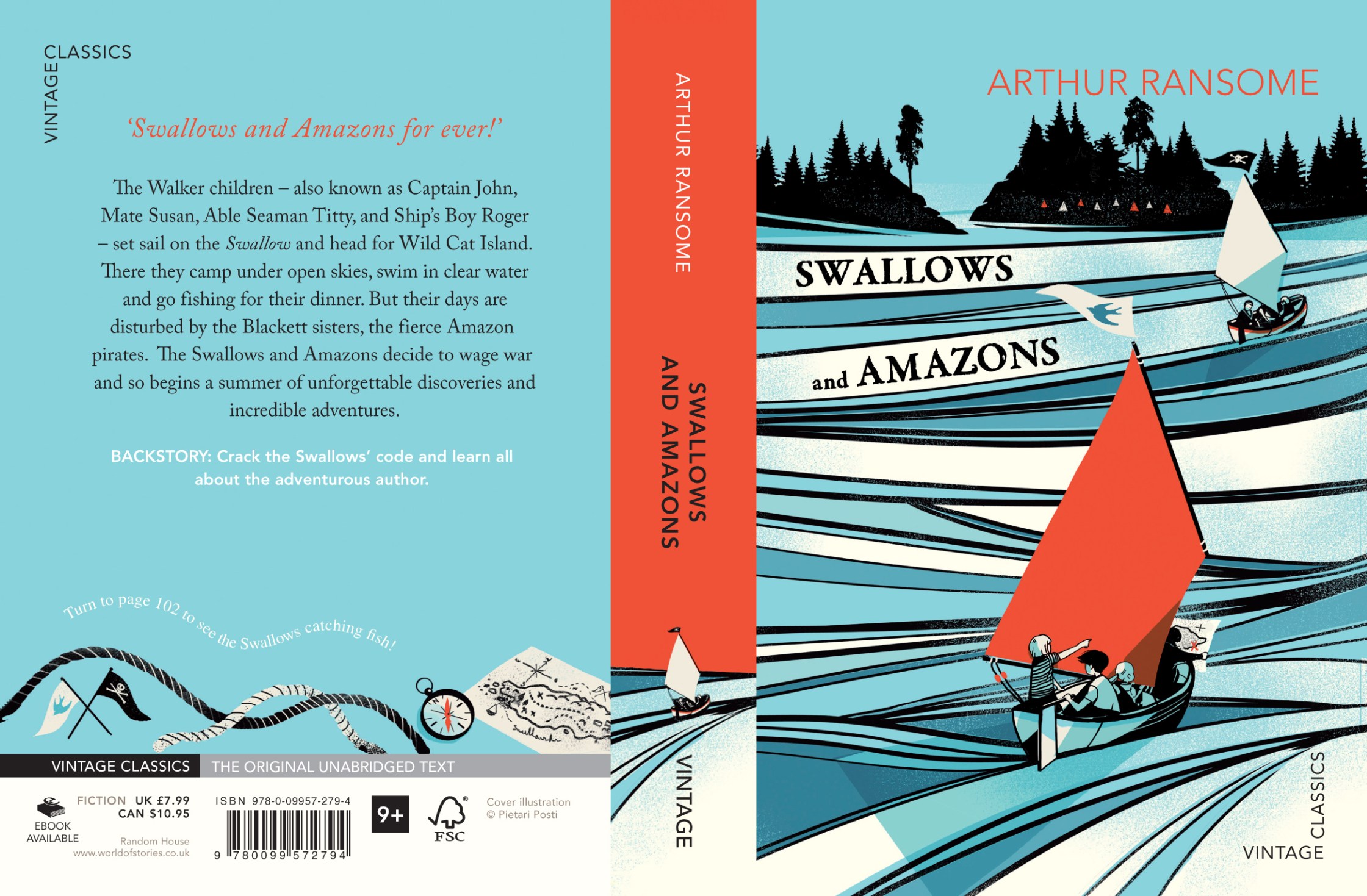 Arthur Ransome - Swallows And Amazons Cover