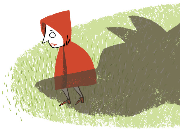 Fear of Growing Up Wolf Red Riding Hood / Psychology