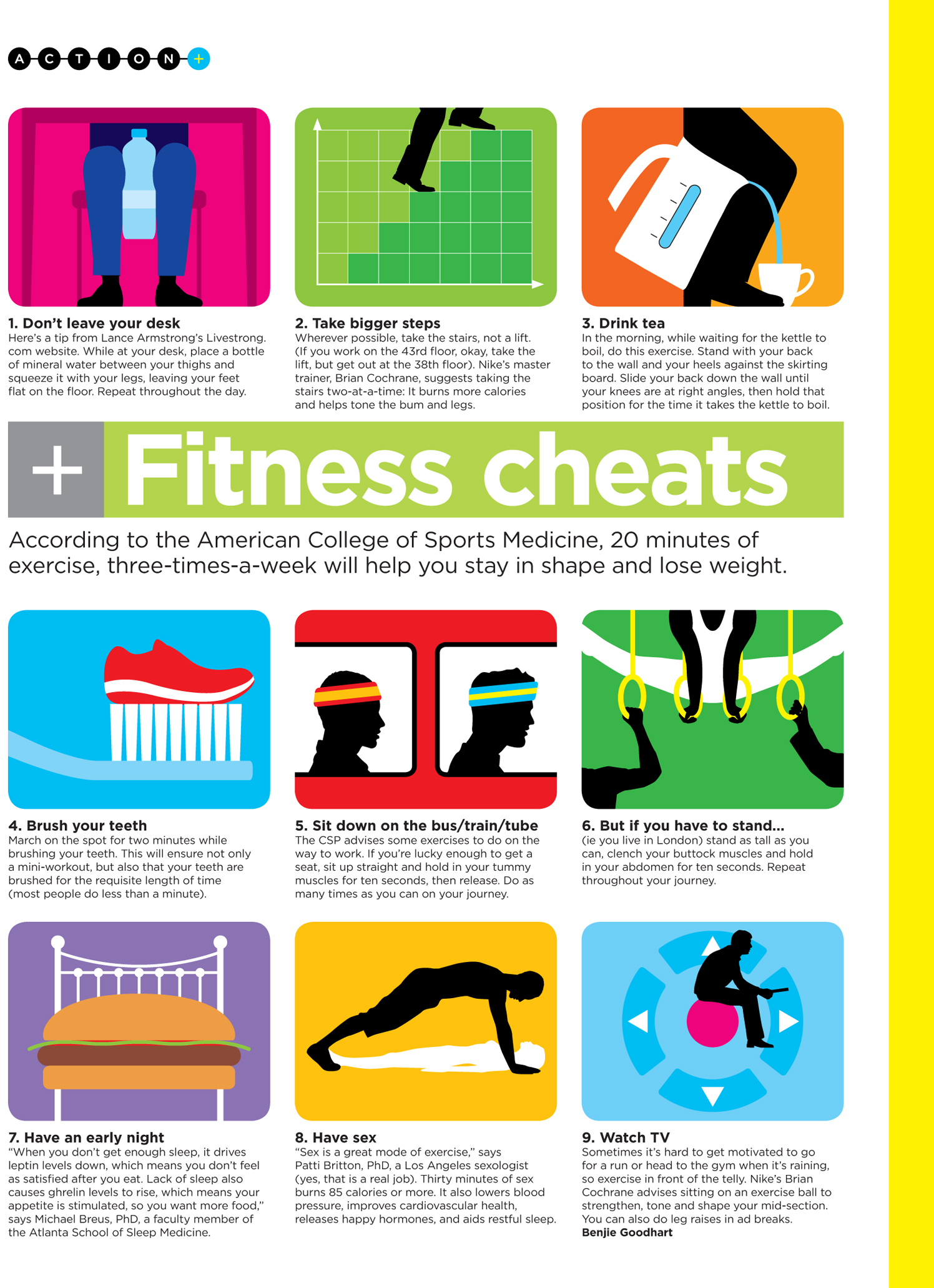 Fitness Cheats / GQ Magazine