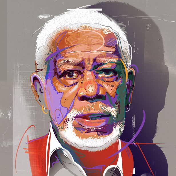 Morgan Freeman Portrait