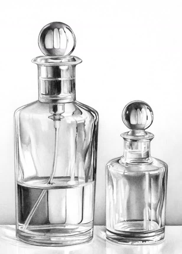 Glass Perfume Bottles