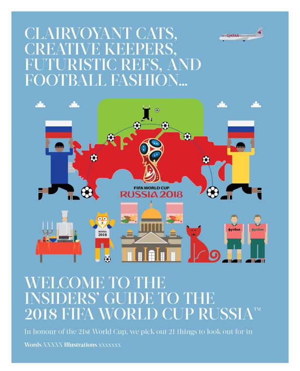 World Cup / Qatar Airways Inflight Magazine