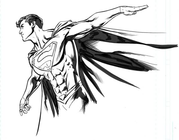 Action Comics / Cover 988 Figure Sketch 3