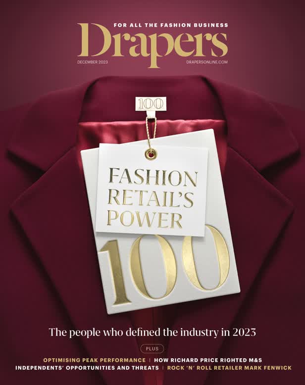 Fashion Retail Power 100 cover image / Drapers Magazine