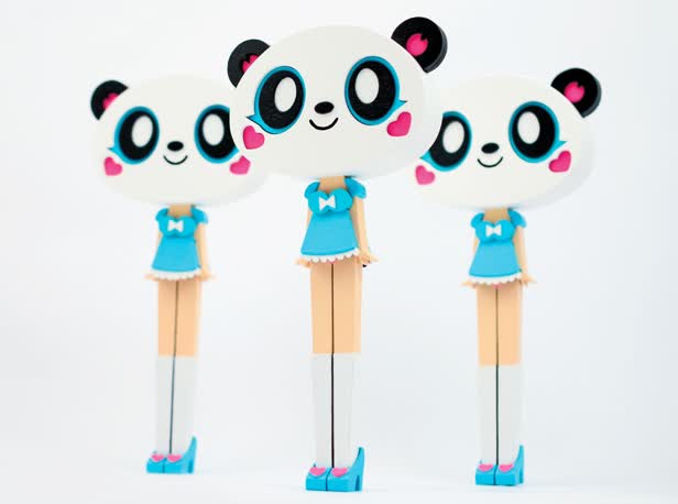 Pandazoku wooden toys