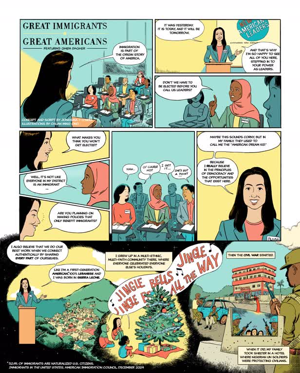 Ghida Dagher / Great Immigrants Great Americans / Carnegie Corporation of New York
