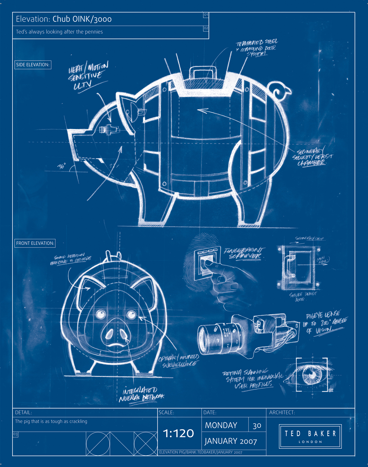 Ted Baker Piggy Blueprint