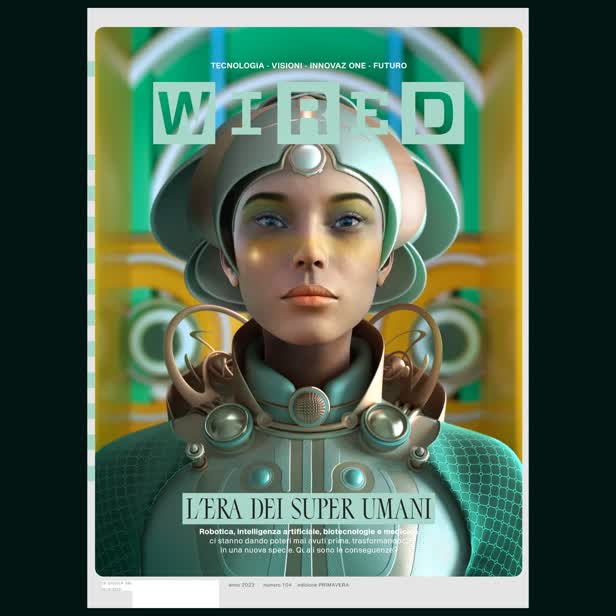 Cover superhumanism 2 / Wired Magazine
