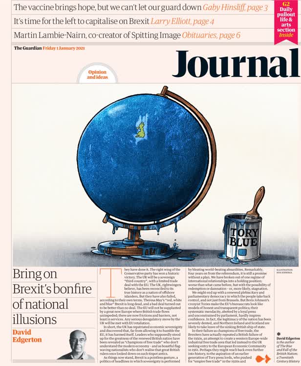 1st January 2021 Cover / The Guardian Journal