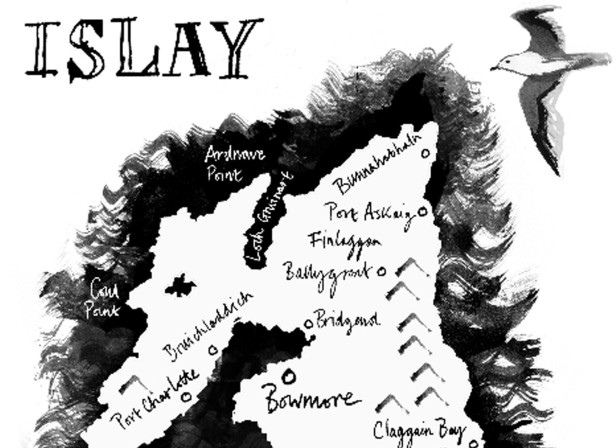 Islay Map / Bowmore