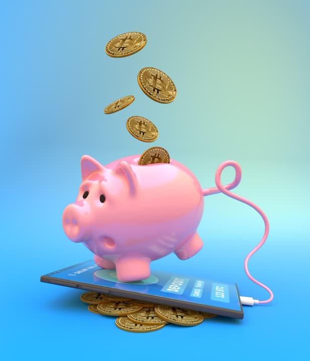 Bitcoin Online Piggy Bank Saving