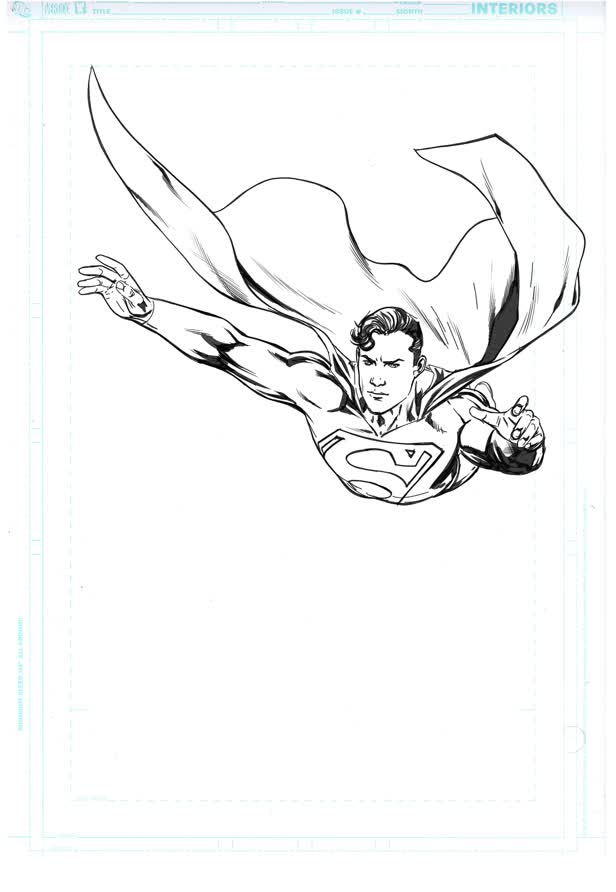 Action Comics / Cover 988 Figure Sketch 5