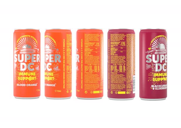 Super DC Logo / Gusto Drinks