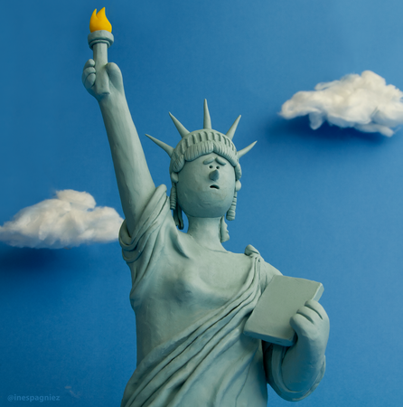 Statie Of Liberty Broken