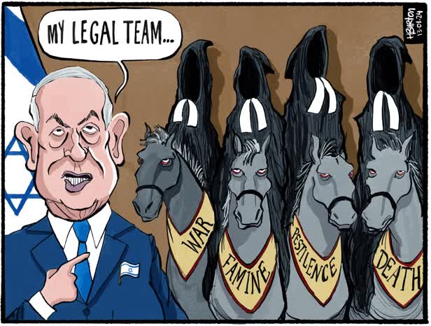 Israel's Legal Team / Irish Examiner