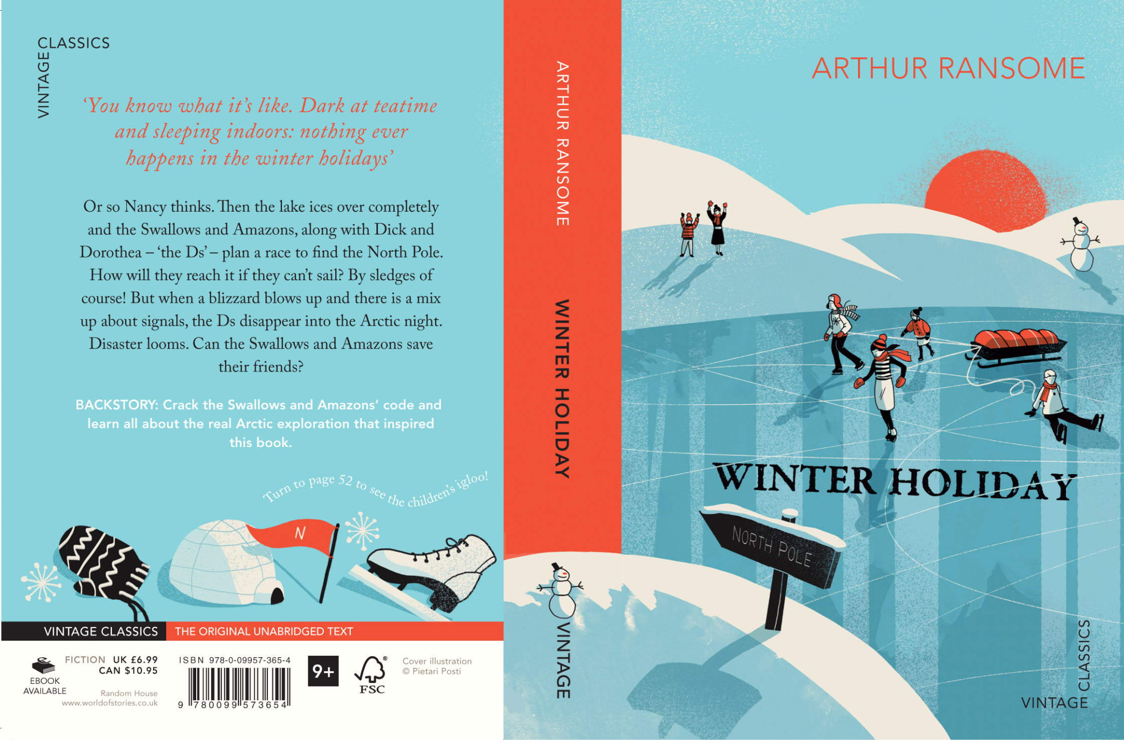Arthur Ransome - Winter Holiday Cover