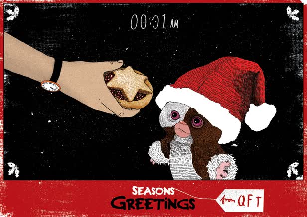 Mogwai Christmas Card / QFT