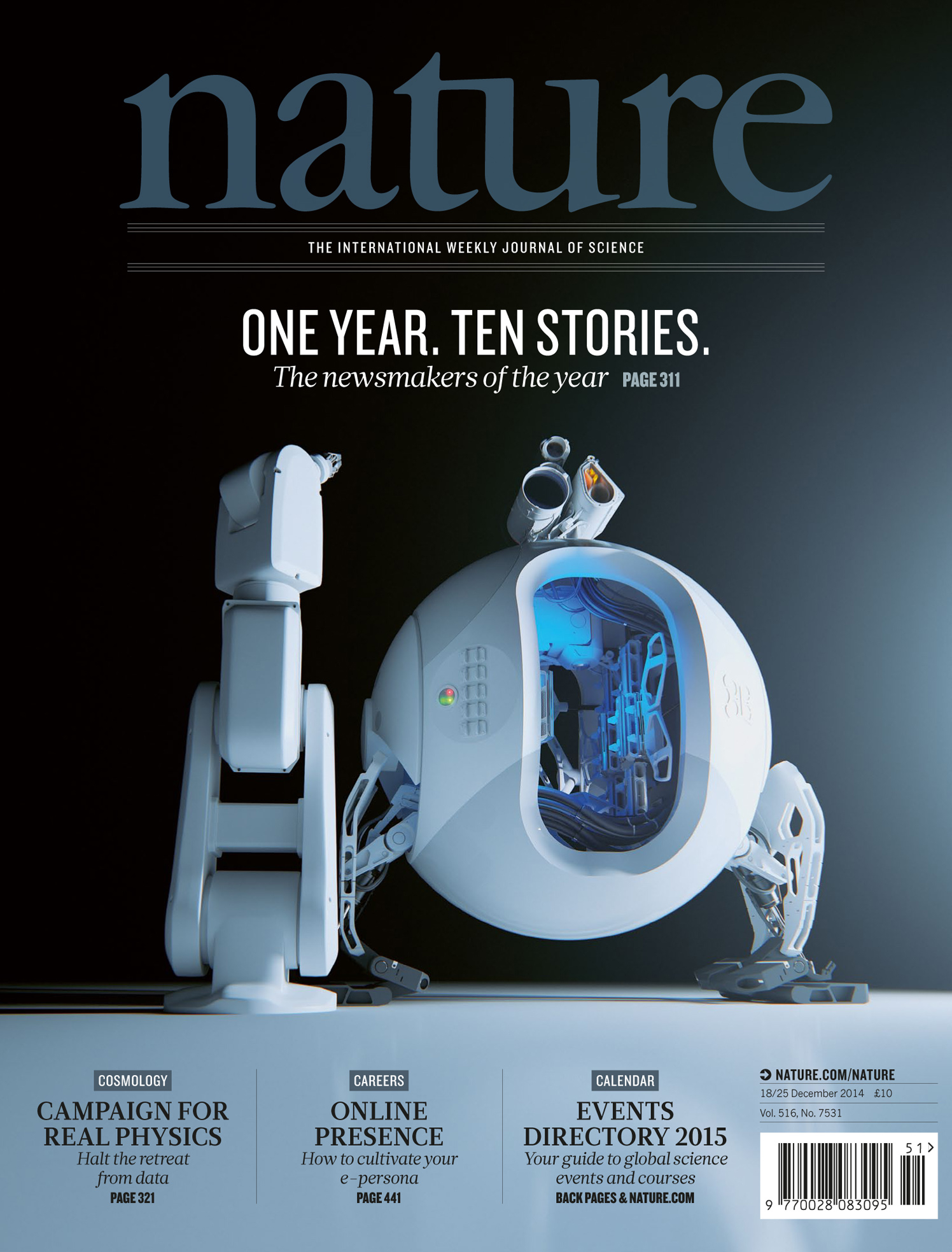 Robots Robotics One Year Ten Stories Nature Magazine