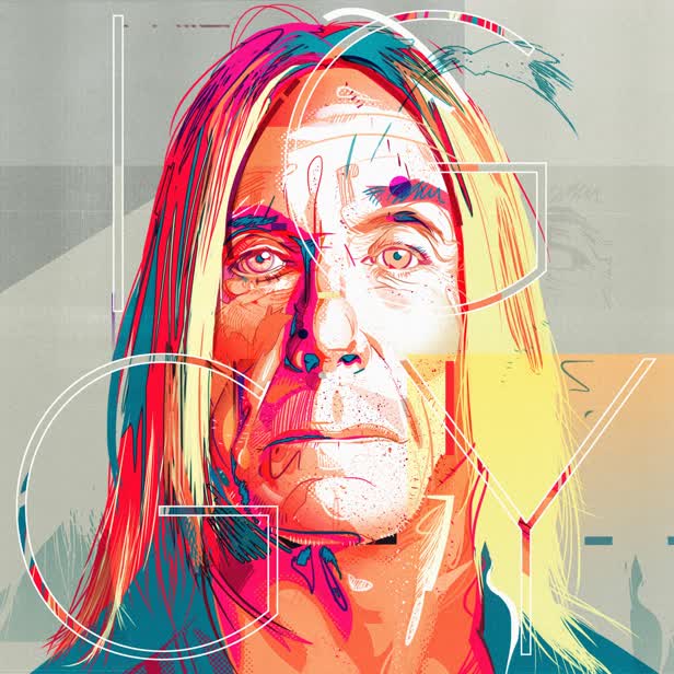 Iggy Pop Portrait