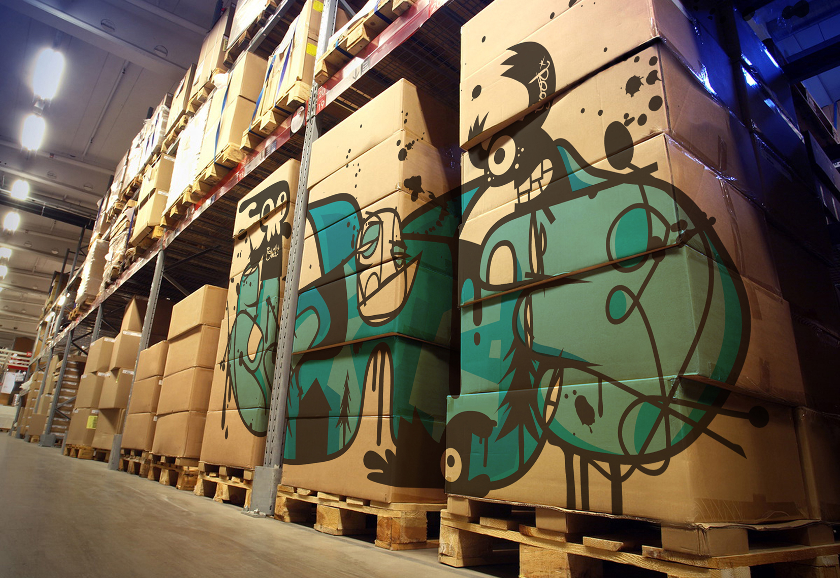 Puppet Show Box Art Bionyc Industries Warehouse Hero73