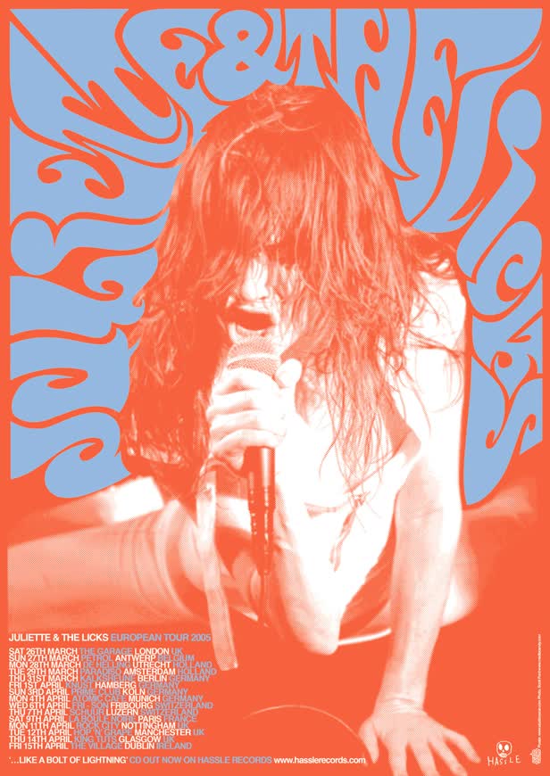 Juliette Lewis And The Licks European Tour Poster