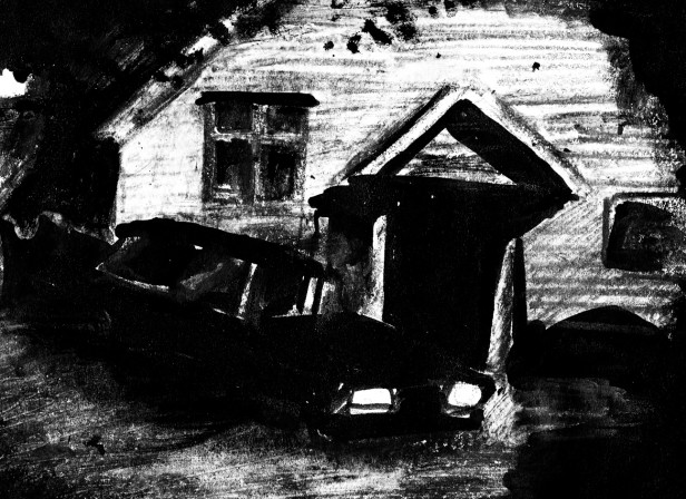 Horror Hotel Noir Car Moody
