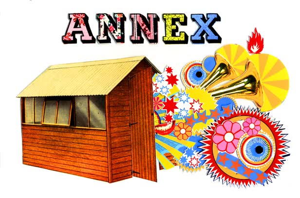 Annex Shed Celebration Lettering