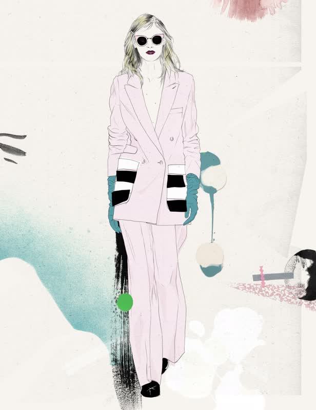 La Vanguardia fashion illustration MAX MARA