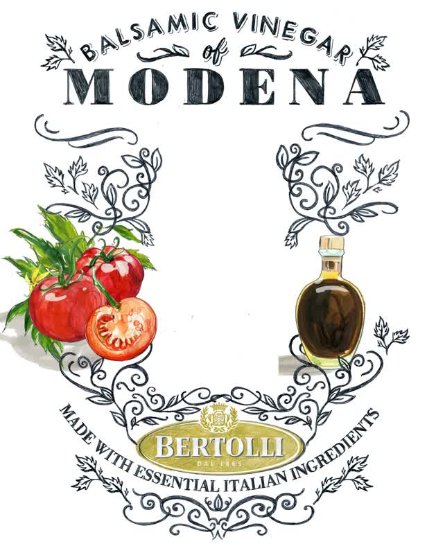 Bertolli Modena Tomatoes Balsamic Vinegar