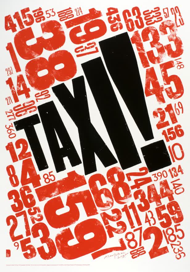 Taxi poster / London Design Festival