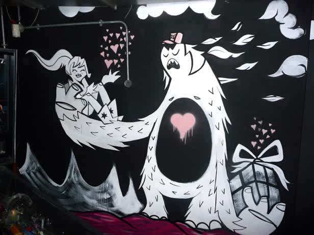 Queen Of Hoxton Pub Mural