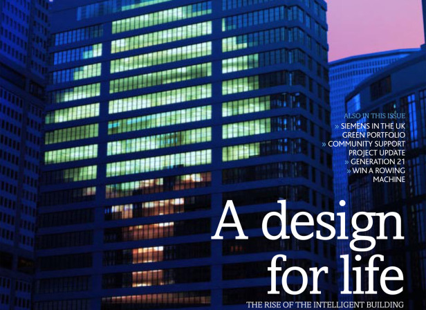 A Design For Life Green Energy Siemens UK Magazine Cover
