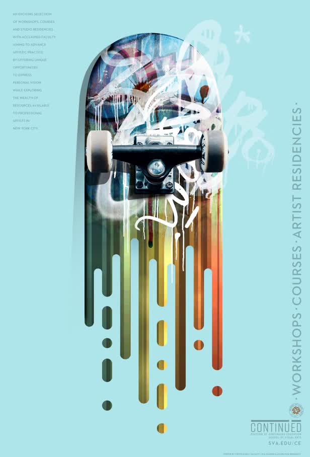 Continued Education poster 2 / NY School of Visual Arts