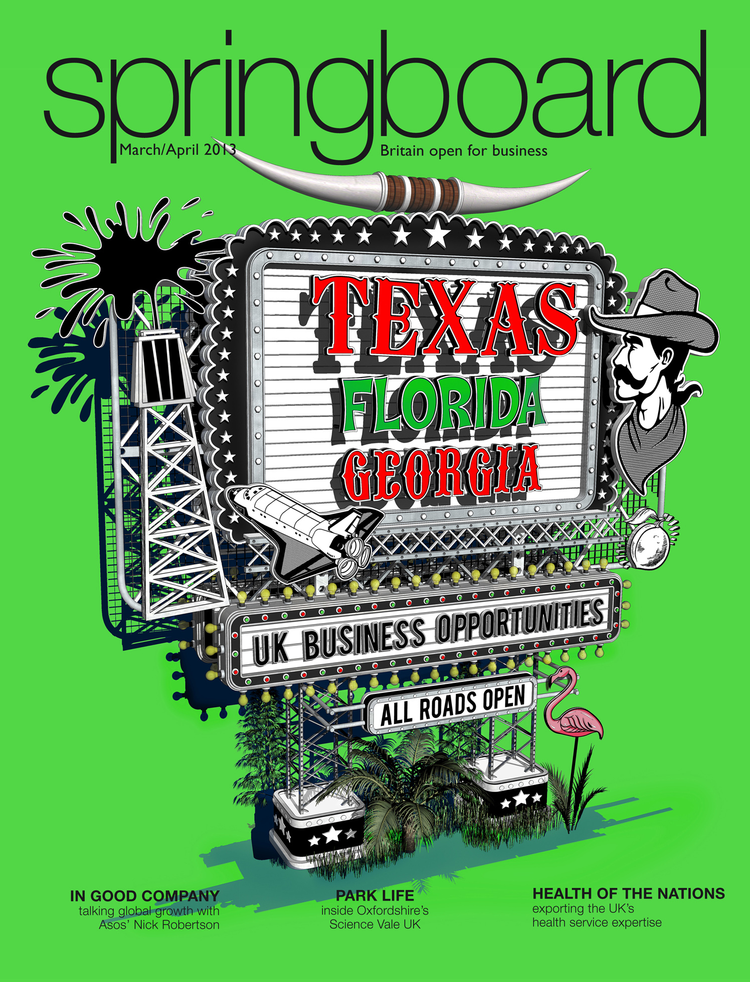 Texas, Florida and Georgia / Springboard Magazine