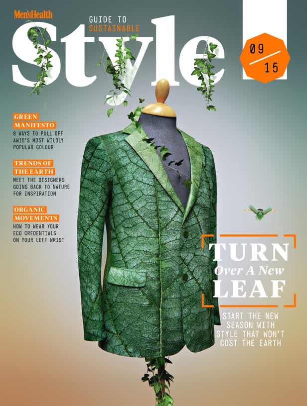 Turn Over A New Leaf Jacket Cover ECO Men's Health Magazine