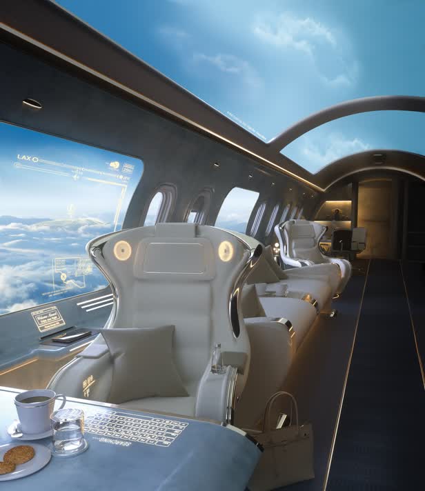 Cabin Fever future of jet interiors / Robb Report