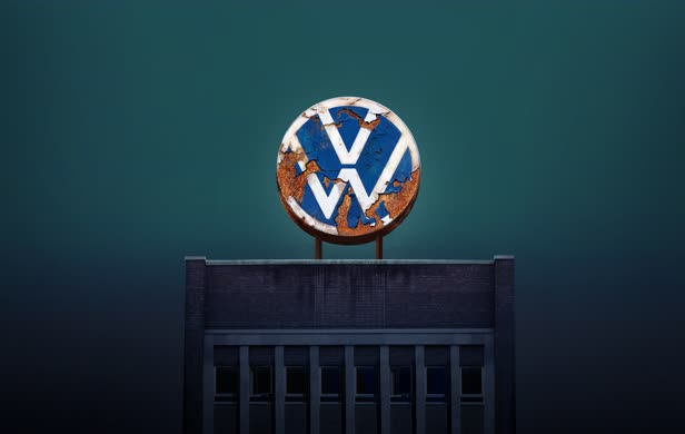 VW damaged 2 / Handelsblatt