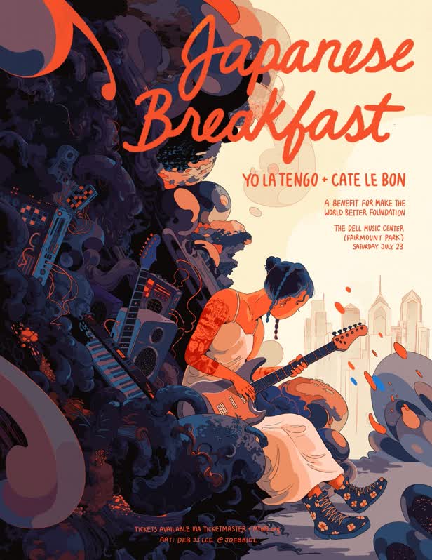 Japanese Breakfast Philadelphia Tour Poster